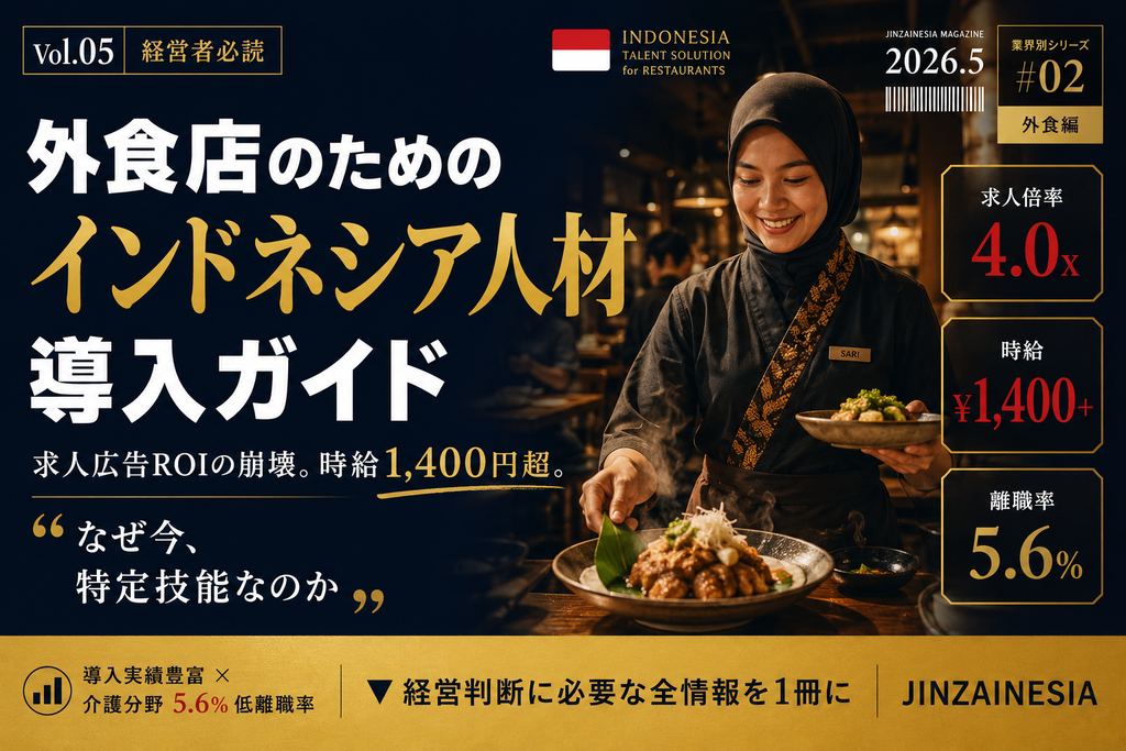 外食店のためのインドネシア人材導入ガイド