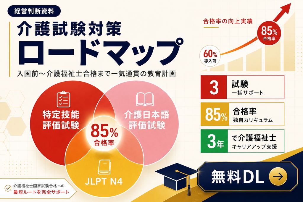 介護試験対策ロードマップ