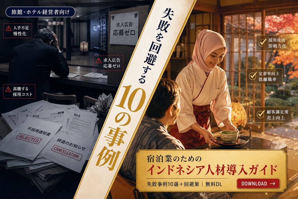 宿泊業のためのインドネシア人材導入ガイド